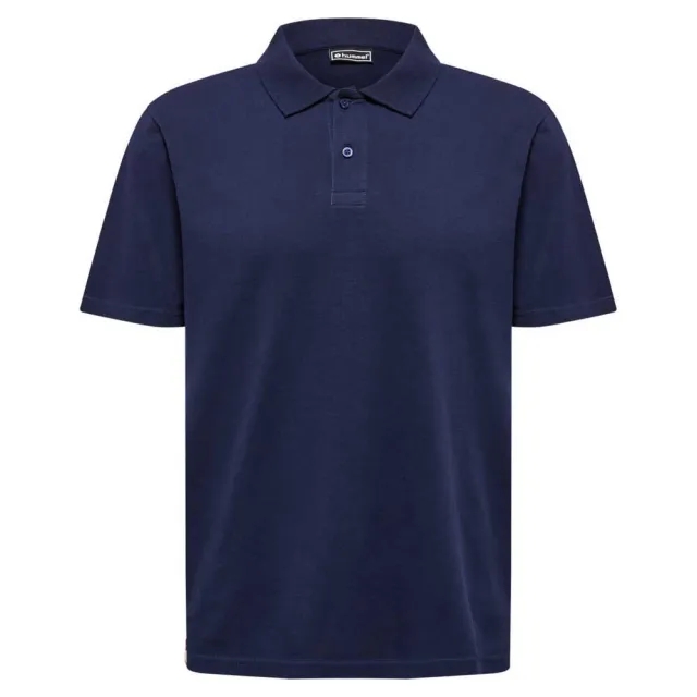 Hummel Red Stretch Short Sleeve Polo  - Blue
