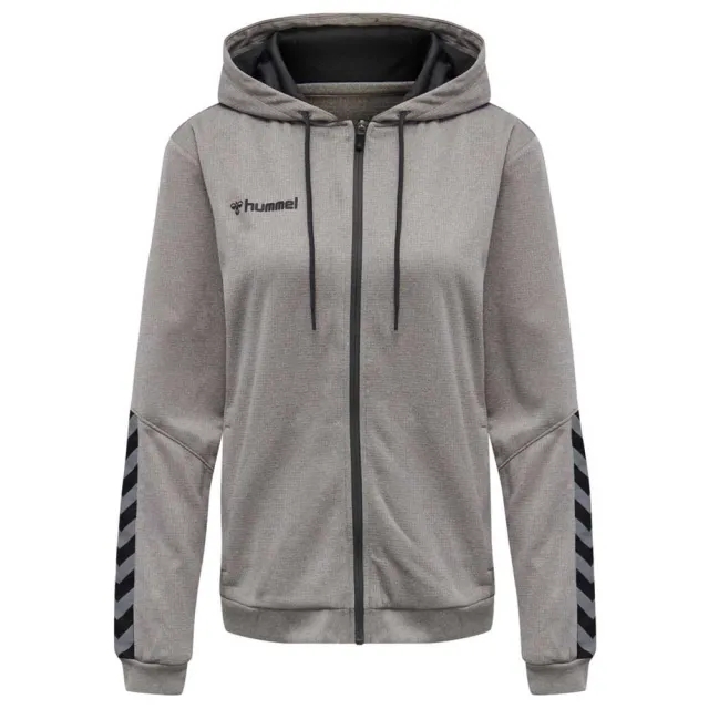 Hummel Zip Hoodie - ['Grey']
