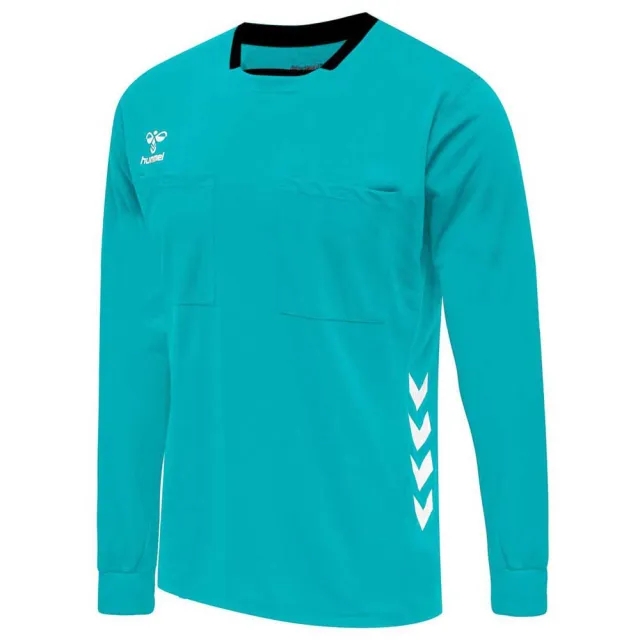 Hummel Referee Chevron Long Sleeve T-shirt  - Blue