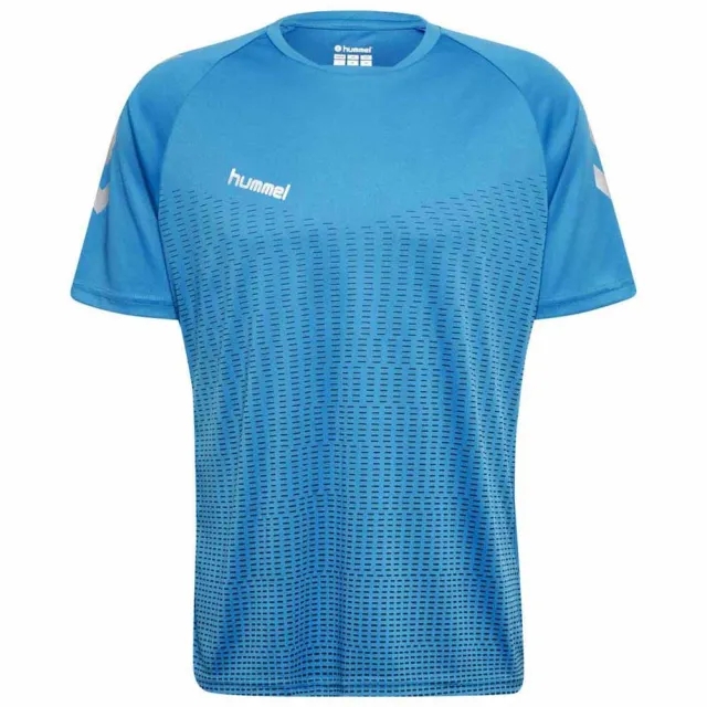 Hummel Challenger Short Sleeve T-shirt  - Blue