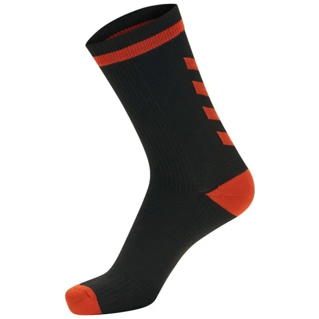Hummel Elite Indoor Low Socks - ['Red', 'Black']