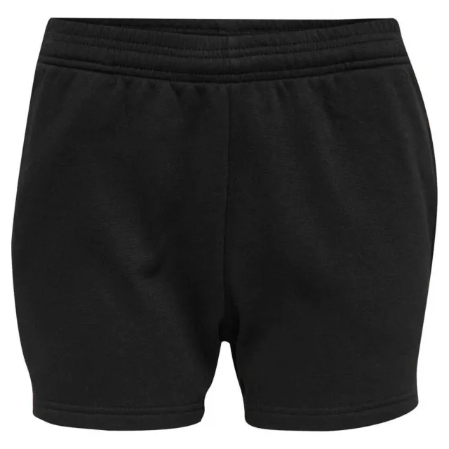 Hummel Red Basic Sweat Shorts  - Black