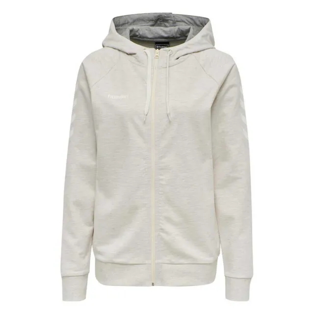 Hummel Fashionable Women's Zip Hoodie With Shoulder Chevrons -