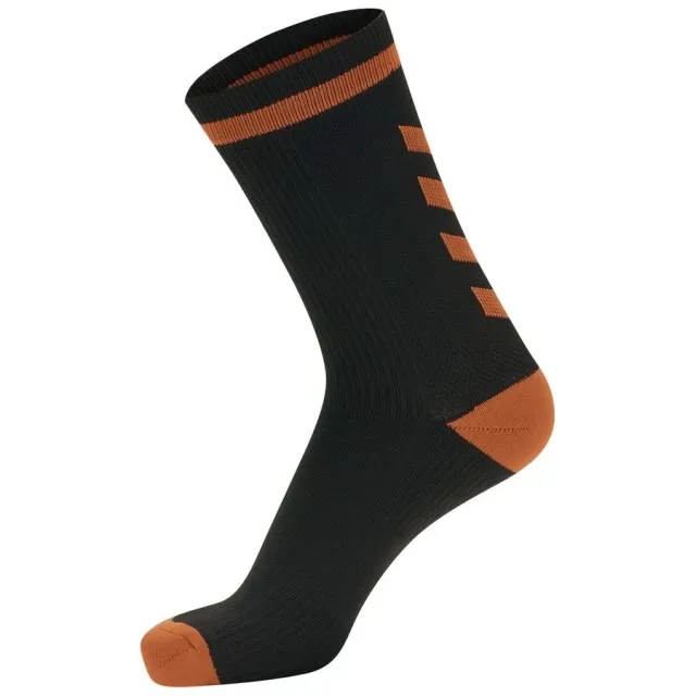 Hummel Elite Indoor Low Socks - ['Orange', 'Black']