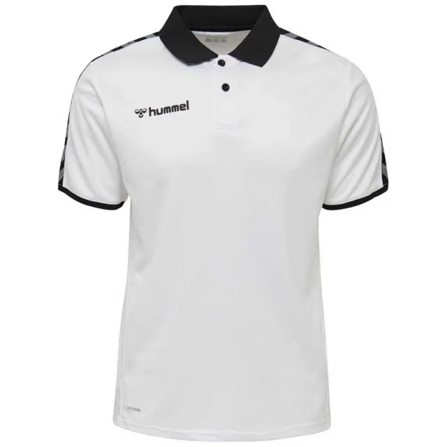 Hummel Authentic Functional Short Sleeve Polo  - White