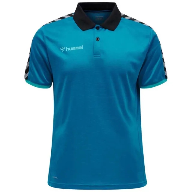Hummel Jersey Polo Shirt - ['Blue']
