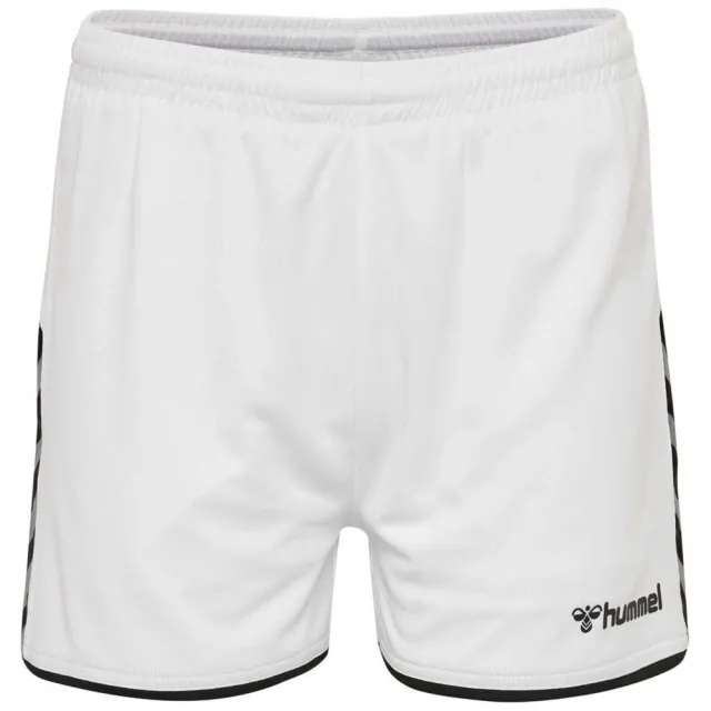 Hummel Sports Shorts With Drawstring Waist - ['White']