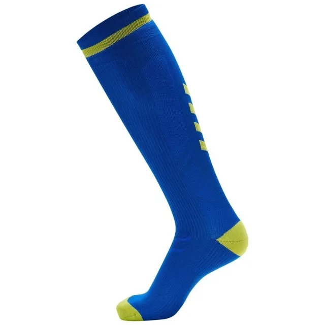 Hummel Elite Indoor High Socks - ['Blue', 'Yellow']