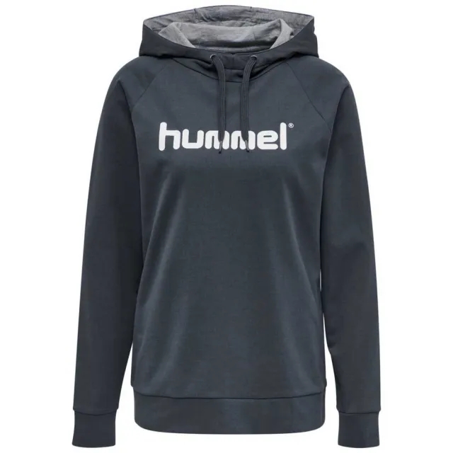 Hummel Go Cotton Logo Hoodie  - Grey