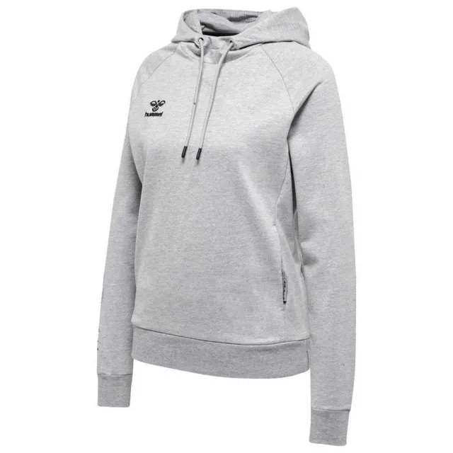 Hummel Move Grid Cotton Hoodie  - Grey