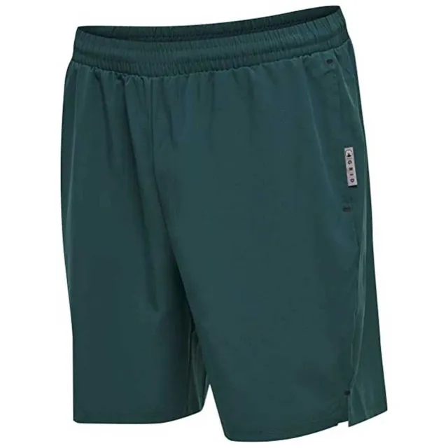 Hummel Move Grid Woven Shorts  - Green