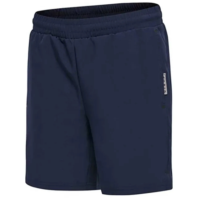 Hummel Move Grid Woven Shorts  - Blue