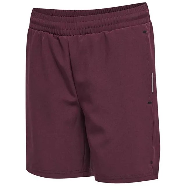 Hummel Move Grid Woven Shorts  - Red