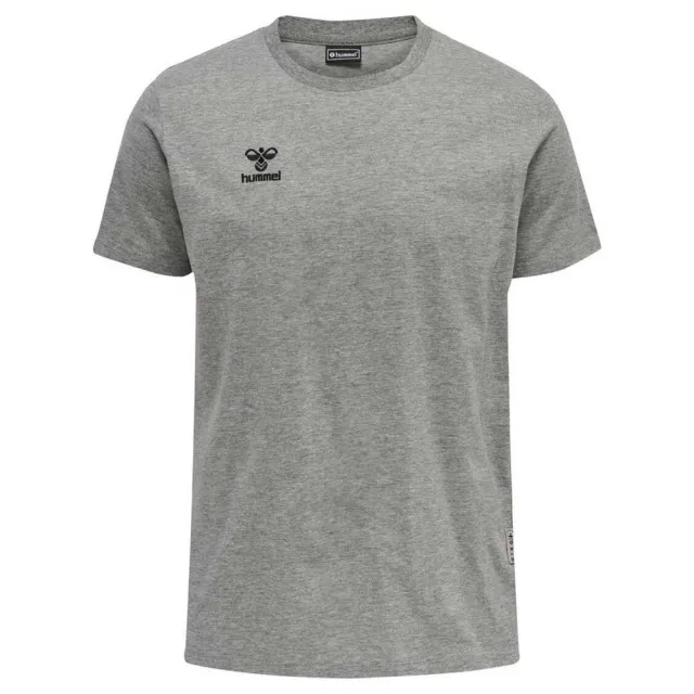Hummel Move Grid Cotton Short Sleeve T-shirt  - Grey