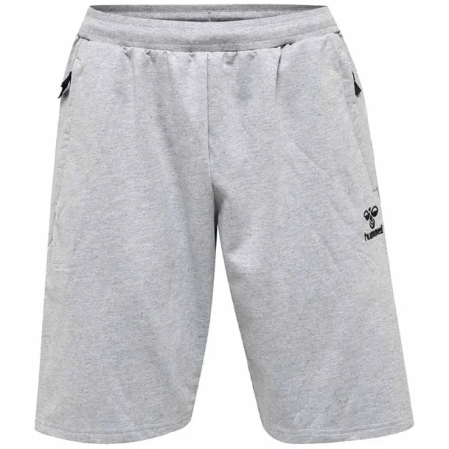 Hummel Move Grid Cotton Shorts  - Grey