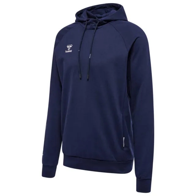 Hummel Move Grid Cotton Hoodie  - Blue