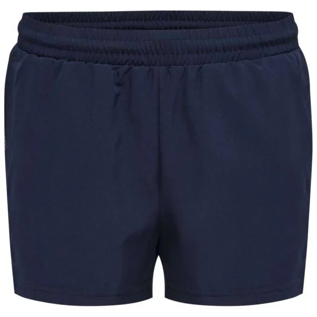 Hummel Move Grid Woven Shorts  - Blue