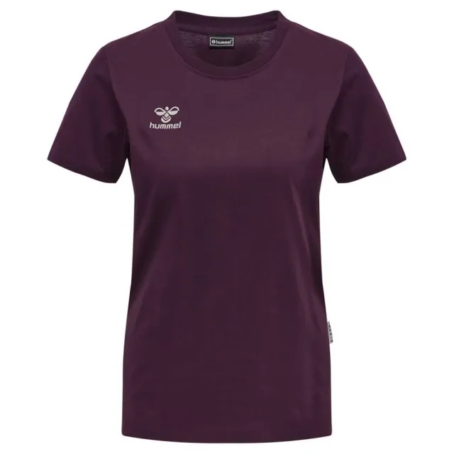 Hummel Move Grid Cotton Short Sleeve T-shirt  - Purple