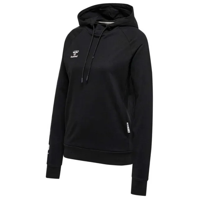 Hummel Move Grid Cotton Hoodie  - Black
