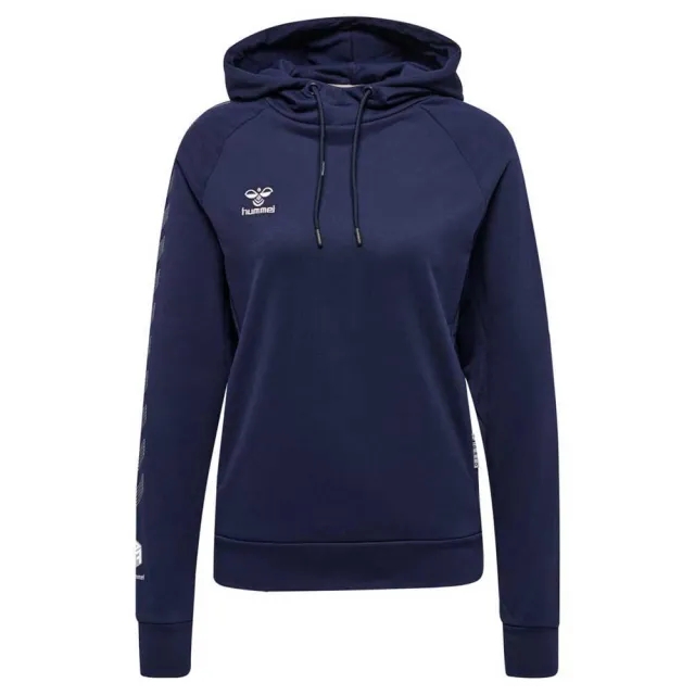 Hummel Move Grid Cotton Hoodie  - Blue