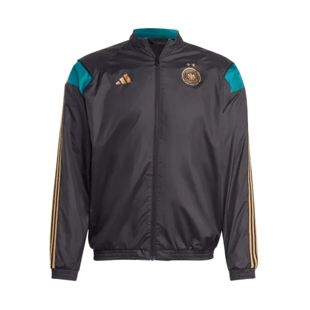 Germany Presentation Jacket (Black) - Ladies 2023-2024 Women's Size: Extra Small Made By: Adidas