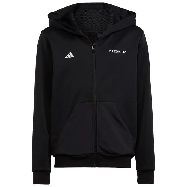 Adidas Hoodie Predator Full Zip - ['Black']