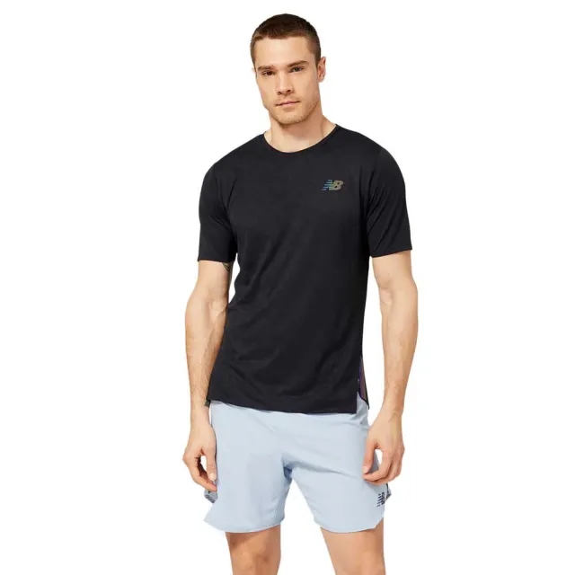 New Balance Running T-Shirt Q Speed Jacquard - ['Blue']