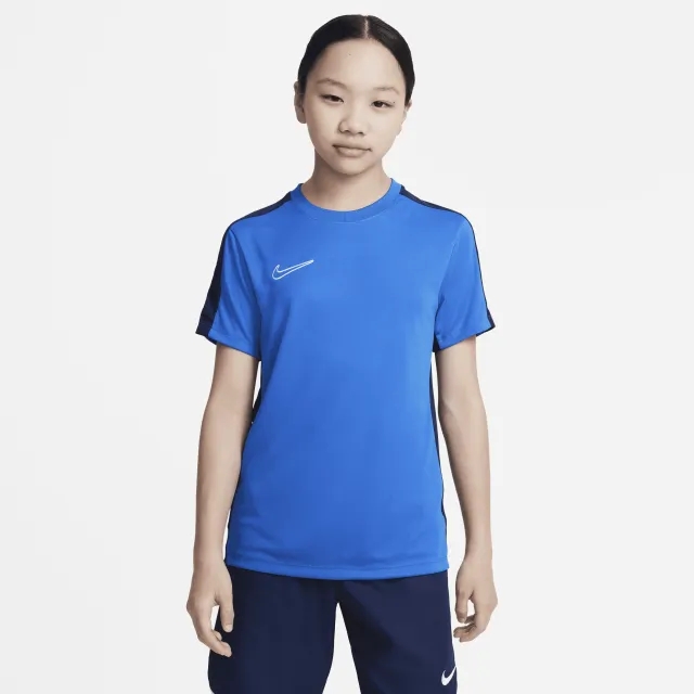 Nike Dri-FIT Academy Older Kids' Short-sleeve Football Top (Stock) - Blue - Polyester