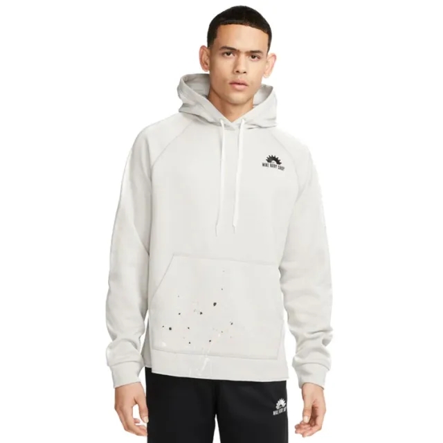 Nike Hoodie Therma-Fit Fleece Fitness Top - ['Grey']
