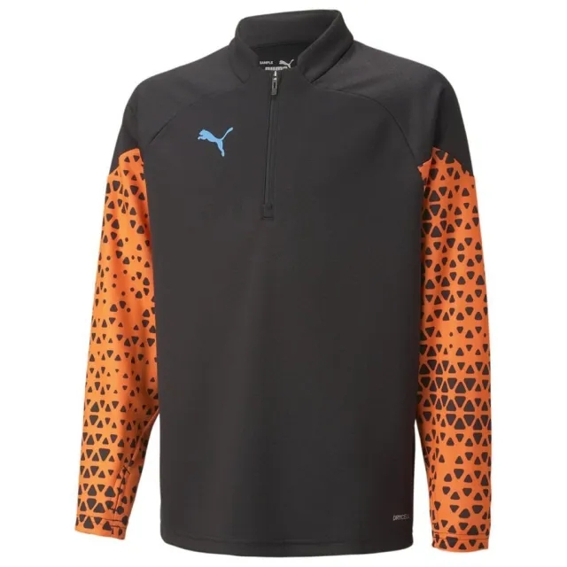 Puma Training Shirt Individualcup 1/4 Zip - ['Black']