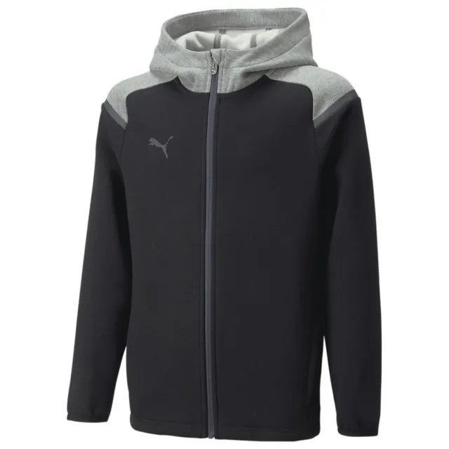 Puma Teamcup Casuals Hoodie - ['Black']