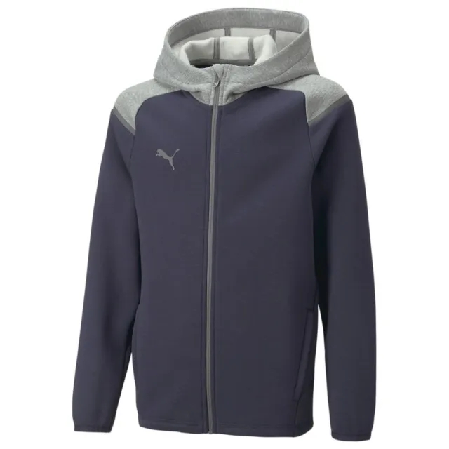 Puma Teamcup Casuals Hoodie - ['Blue']
