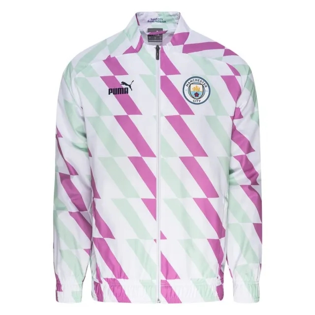 Puma Manchester City Prematch Jacket - White