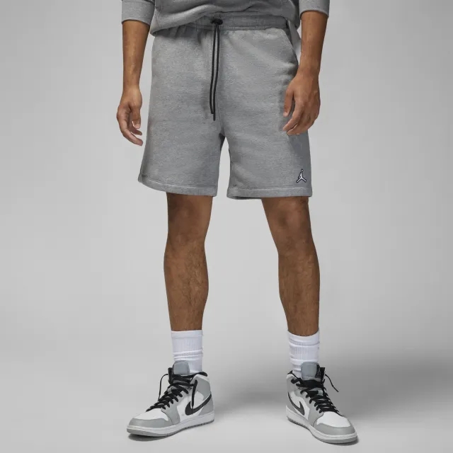 Nike Jordan Brooklyn Fleece Men's Shorts - Grey - Cotton/Polyester