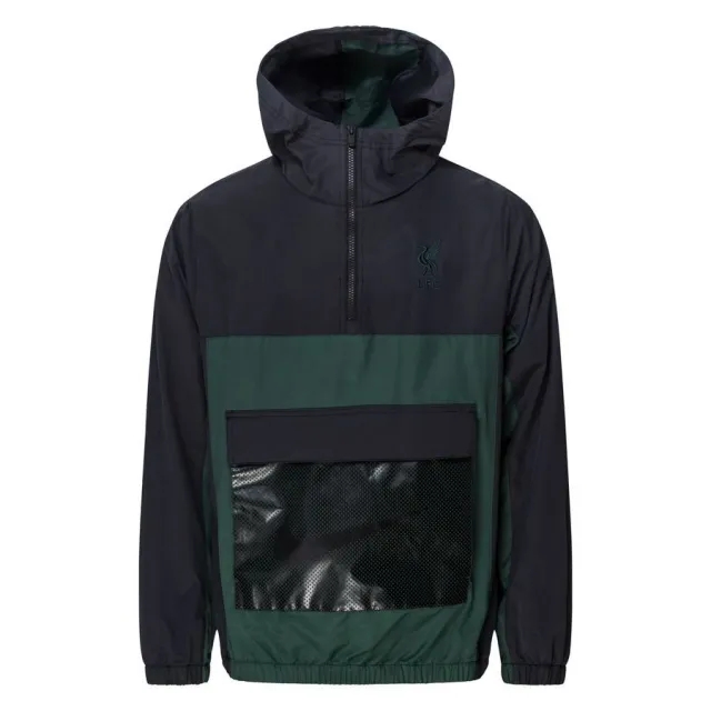 Nike Liverpool Fc Men'S Soccer Unlined Hooded Anorak Jacket Mens - Black