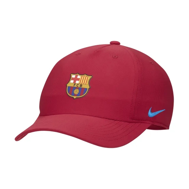F.C. Barcelona Dri-FIT Club Older Kids' Nike Football Unstructured Cap - Red - Recycled Polyester/ Recycled Polyester