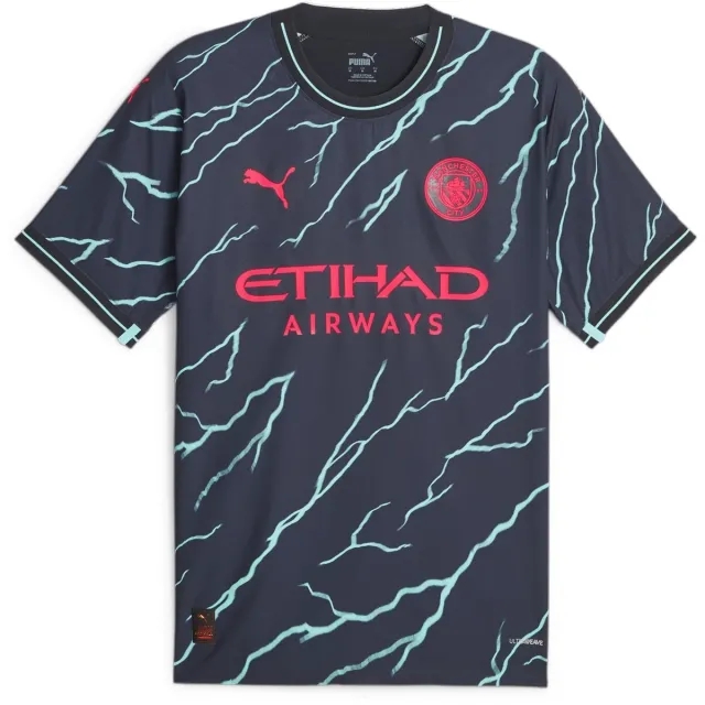Puma Manchester City Mens SS Player Issue Third Shirt 2023/24