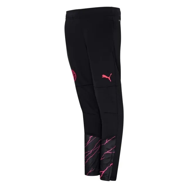 Puma Manchester City Training Trousers - Dark Navy/Sunset Glow Kids - ['Blue']