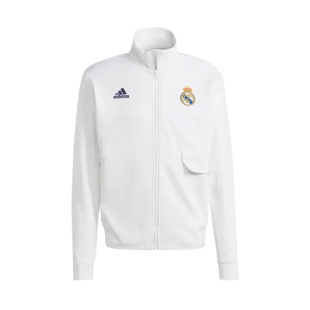 Real Madrid adidas Anthem Jacket - White