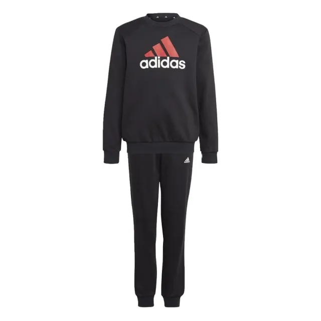 Adidas Tracksuit Essentials Fleece Big Logo - ['Black']