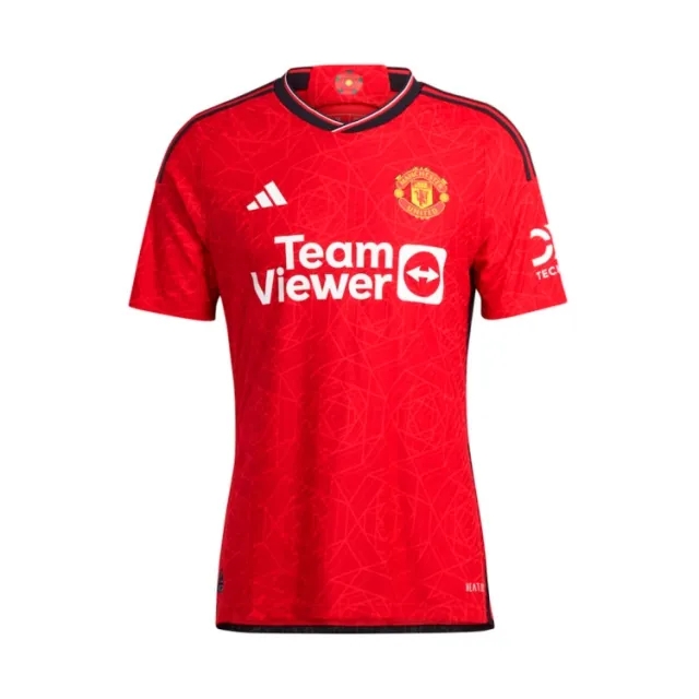 adidas Manchester United Mens SS Player Issue Home Shirt 2023/24
