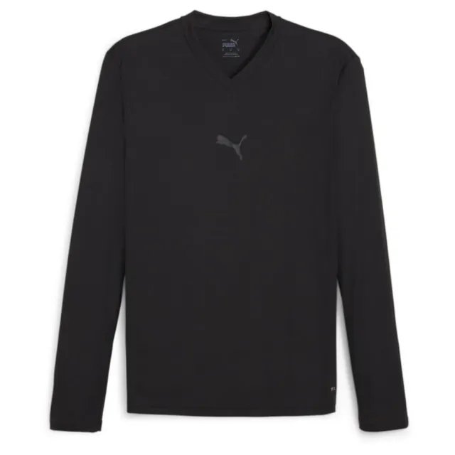 Teamgoal Baselayer Tee Ls Puma Black-Flat Dark Gray - ['Black']