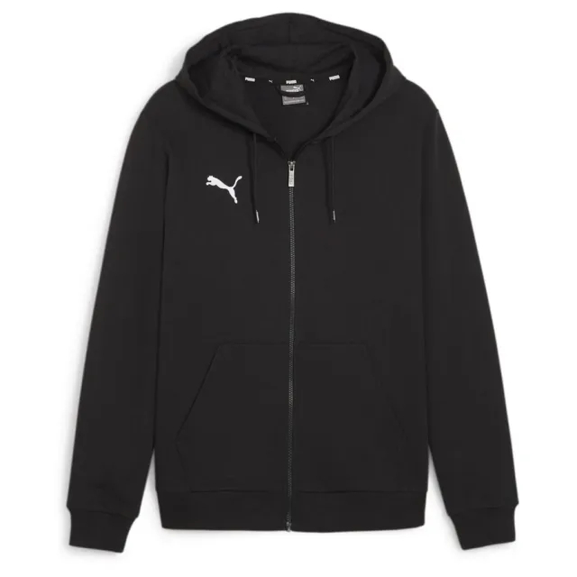 Puma Hoodie Teamgoal Casuals Full Zip - ['Black']