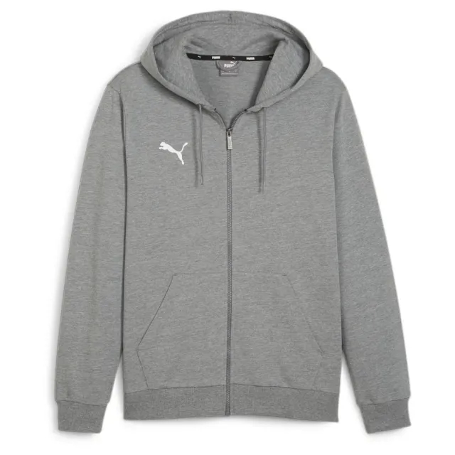 Puma Hoodie Teamgoal Casuals Full Zip - ['Grey']