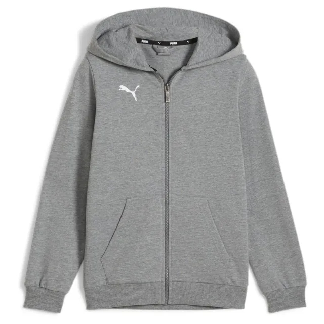 Puma Hoodie Teamgoal Casuals Full Zip - ['Grey']