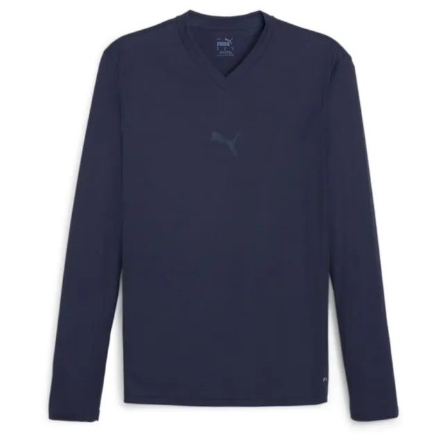 Teamgoal Baselayer Tee Ls Puma Navy-Persian Blue - ['Blue']
