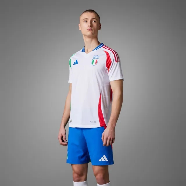 adidas Italy Mens SS Player Issue Away Shirt 2024