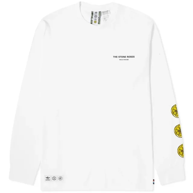 adidas Manchester United Stone Roses Long Sleeve T-Shirt