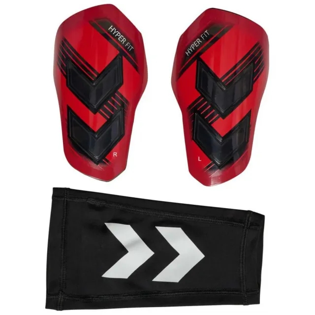 Hummel Hyper Fit Shin Guards  - Red