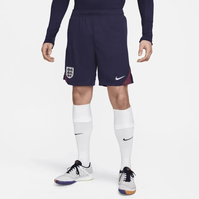 Nike England Dri-Fit Strike Shorts - Purple Ink/Rosewood/White - 2024-2025